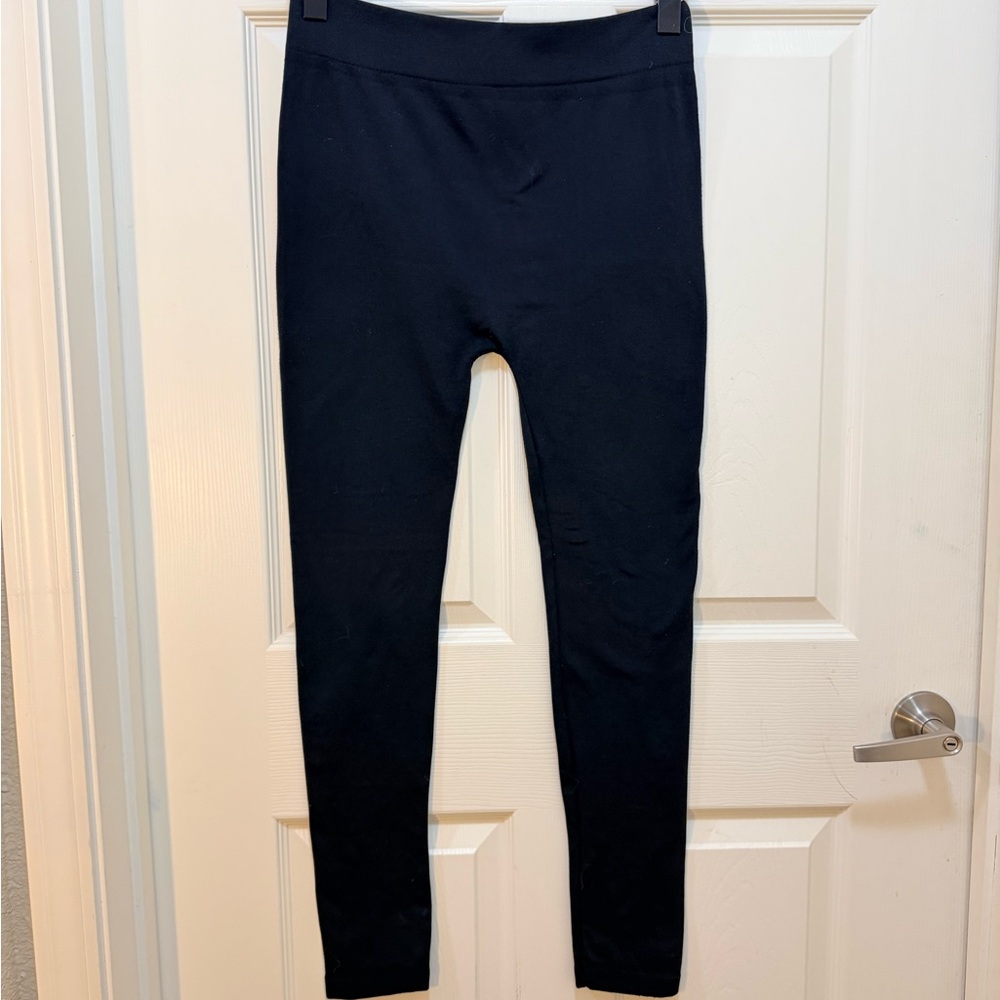 Sofra Black Plus Size Leggings